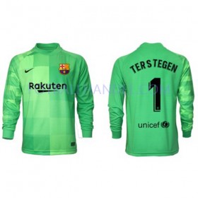 Herre Fotballdrakter Keeper FC Barcelona Ter Stegen 1 Tredje 2021-22 Langermet